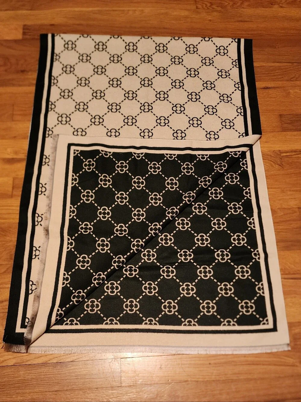 Black and White Geometric Home Accent Throw - Designer Style